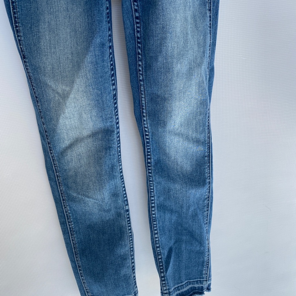 MADEWELL Skinny Blue Overalls Jeans Sz XS - Picture 6 of 11